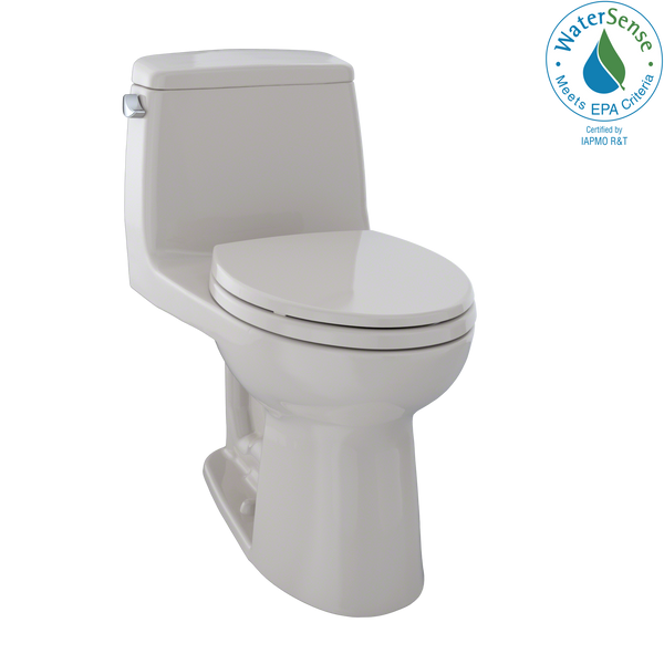 TOTO Eco UltraMax One-Piece Elongated 1.28 GPF Toilet, Sedona Beige MS854114E#12