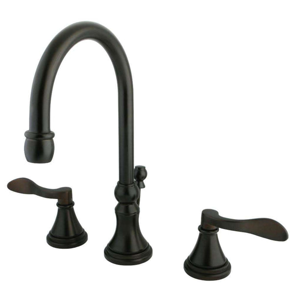 Kingston KS2985DFL 8 in. Widespread Bath Faucet Bronze