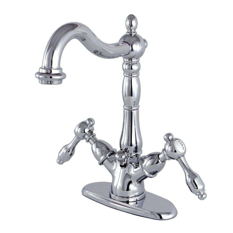 Kingston Brass KS1431TAL 4 in. Centerset Bath Faucet