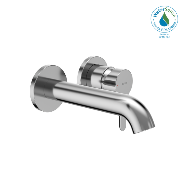 TOTO LB 1.2 GPM Wall-Mount Single-Handle Bathroom Faucet with COMFORT GLIDE Technology, Polished Chrome TLS01309U#CP