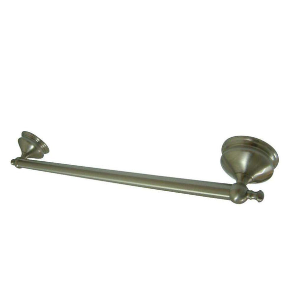 Kingston Brass BA7612SN Naples 18" Towel Bar, Brushed Nickel