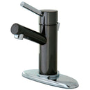 Kingston NS8427DL Sg-Hnd 4 in. Centerset Bath Faucet SS