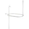 Kingston Brass CC10408 Oval Shower Riser With Enclosure