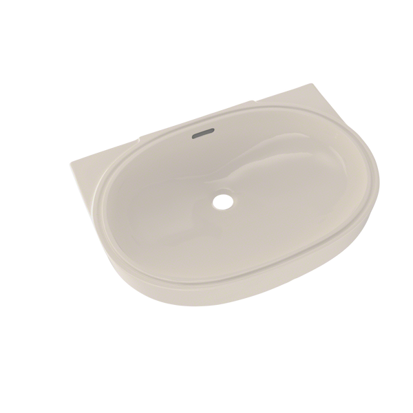 TOTO Oval 19-11/16" x 13-3/4" Undermount Bathroom Sink with CeFiONtect, Sedona Beige LT546G#12