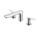 TOTO GS Two-Handle Deck-Mount Roman Tub Filler Trim, Polished Chrome TBG03201U