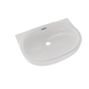 TOTO Oval 19-11/16" x 13-3/4" Undermount Bathroom Sink with CeFiONtect, Colonial White LT546G