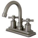 Kingston KS8668ZX Millennium 4 in. Centerset Bath Faucet W/