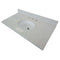 Fauceture KVPB3622M38 White Quartz Vanity with Tops with