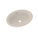 TOTO Dartmouth 18-3/4" x 13-3/4" Oval Undermount Bathroom Sink, Sedona Beige LT641