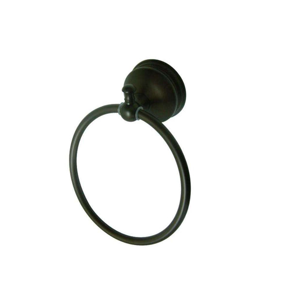 Kingston Brass BA7614ORB Naples Towel Ring,