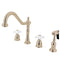 Kingston Brass KB1796PXBS Wsp Kitchen Faucet Nickel