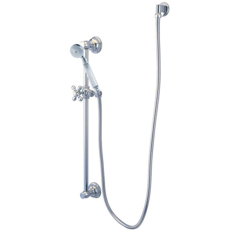 Kingston Brass KAK3421W1 Shower Combo, Polished Chrome