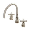 Kingston Brass KS8926ZX 8 in. Wsp Bath Faucet Nickel