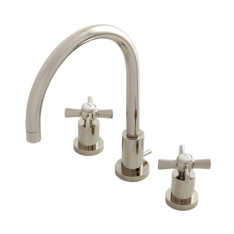 Kingston Brass KS8926ZX 8 in. Wsp Bath Faucet Nickel