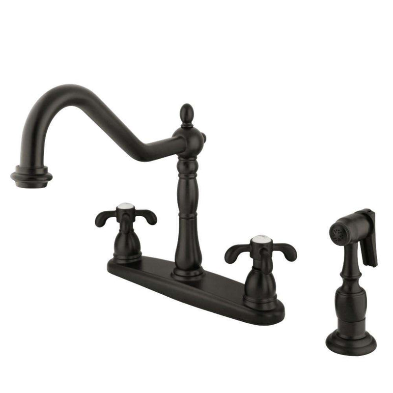 Kingston Brass KB1755TXBS Centerset Kitchen Faucet Bronze