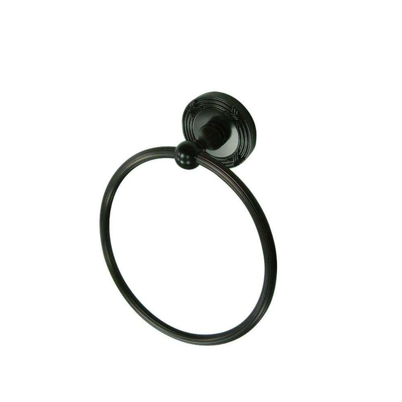 Kingston Brass BA9314ORB Towel Ring, Oil Rubbed Bronze