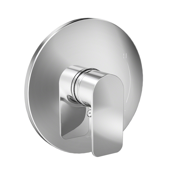 TOTO Oberon Round 7 Inch Pressure Balance Valve Shower Trim, Polished Chrome TS362P#CP