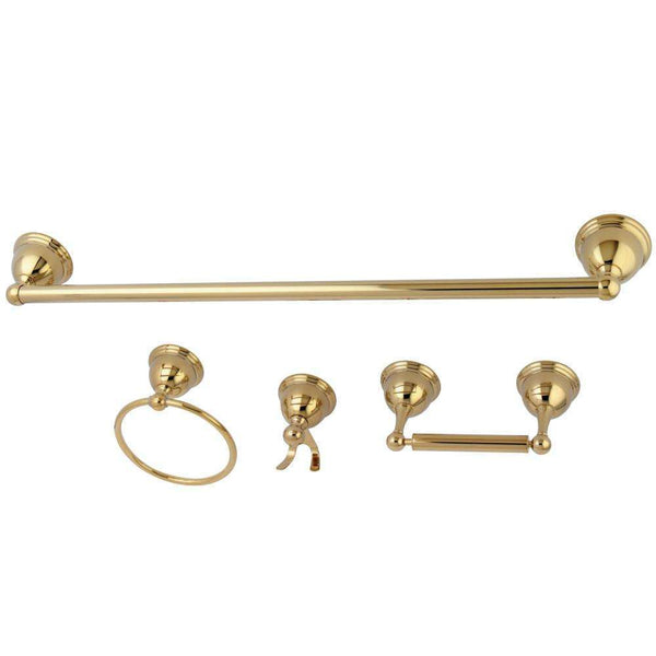 Kingston Brass BAK3961478PB 4P Bath Hardware, Polished Brass