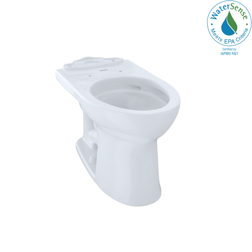 TOTO Drake II Universal Height Elongated Toilet Bowl with CEFICIONTECT, Cotton White C454CUFG#01