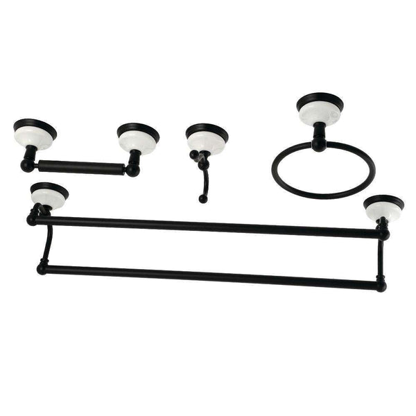 Kingston Brass BAK1113478MB Vic 4Ps Dual T Bar Bath HW