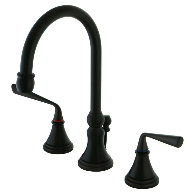 Kingston Brass KS2985ZL 8 in. Widespread Bath Faucet Bronze