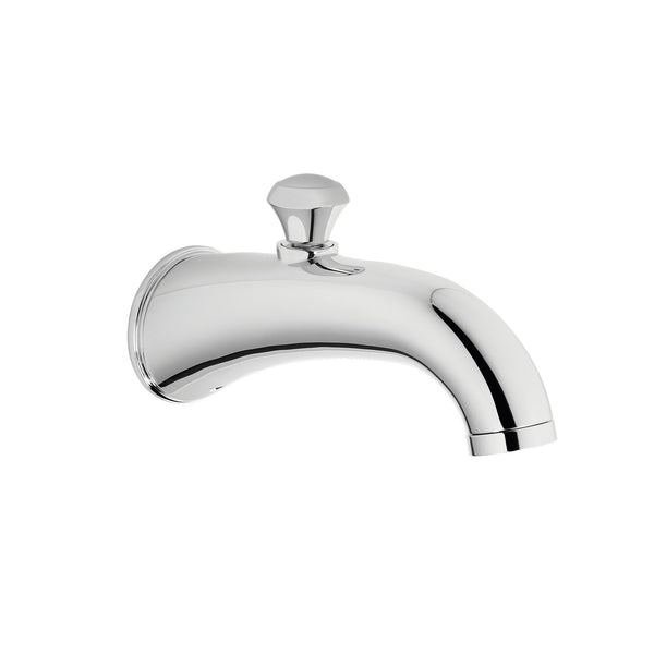 TOTO Silas Wall Tub Spout with Diverter, Polished Chrome TS210EV#CP