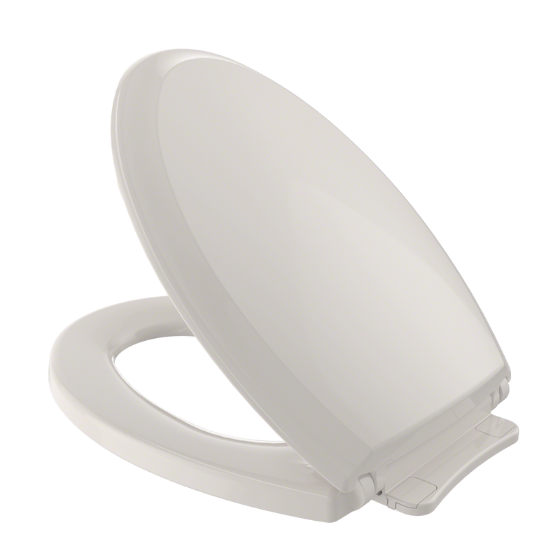 TOTO Guinevere SoftClose Non Slamming, Slow Close Elongated Toilet Seat and Lid, Sedona Beige SS224