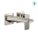 TOTO GE 1.2 GPM Wall-Mount Single-Handle Bathroom Faucet with COMFORT GLIDE Technology, Polished Nickel TLG07308U