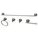 Kingston Brass BAH82134478SN 5-Piece Bathroom Accs Set