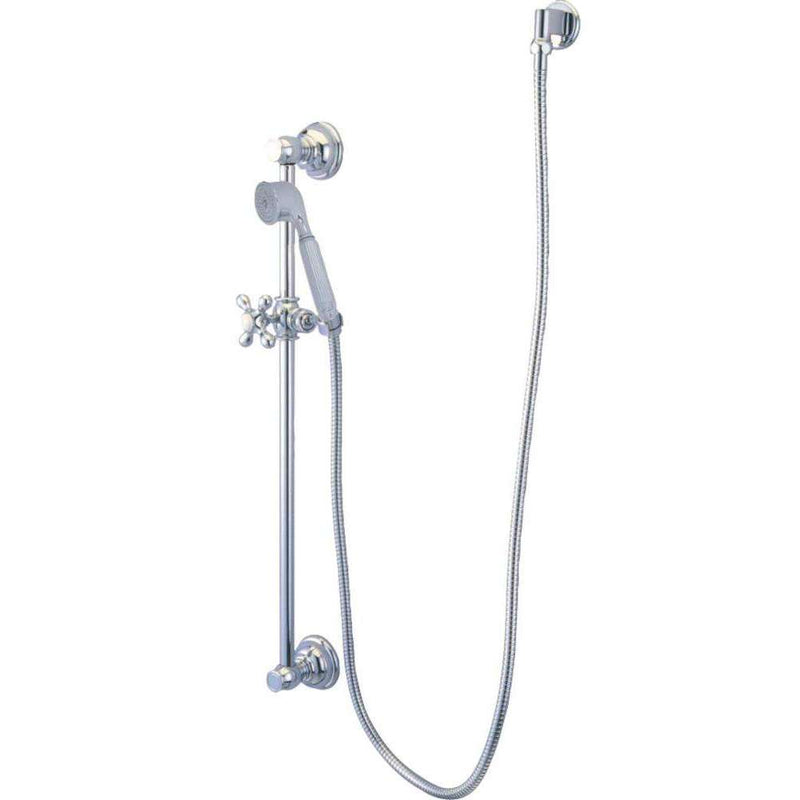 Kingston Brass KAK3321W1 Shower Combo, Polished Chrome