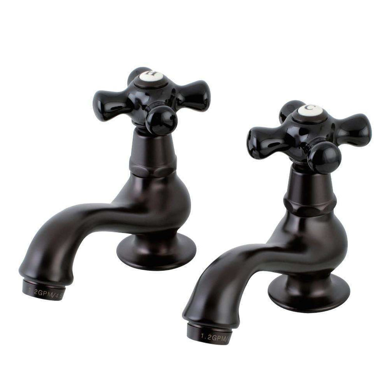 Kingston Brass KS1105PKX Basin Tap Faucet with Cross Handle