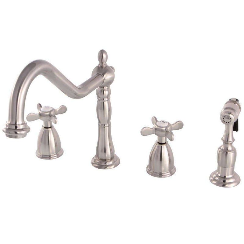 Kingston Brass KB1798BEXBS Widespread Kitchen Faucet