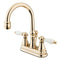 Kingston Brass KS2612PL 4 in. Centerset Bath Faucet Brass