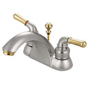 Kingston KB2629B Naples 4 in. Centerset Bath Faucet/