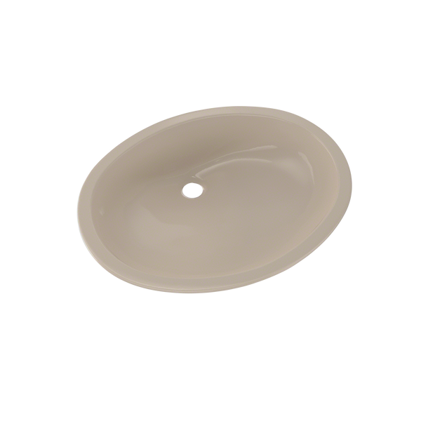 TOTO Dantesca Oval Undermount Bathroom Sink with CeFiONtect, Bone LT597G#03