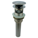 Kingston Brass EVW6008 Push Pop-Up Drain with Overflow