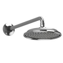 TOTO Classic Series Aero Rain Shower 8 Inch 2.0 GPM Showerhead, Brushed Nickel TS112BL8