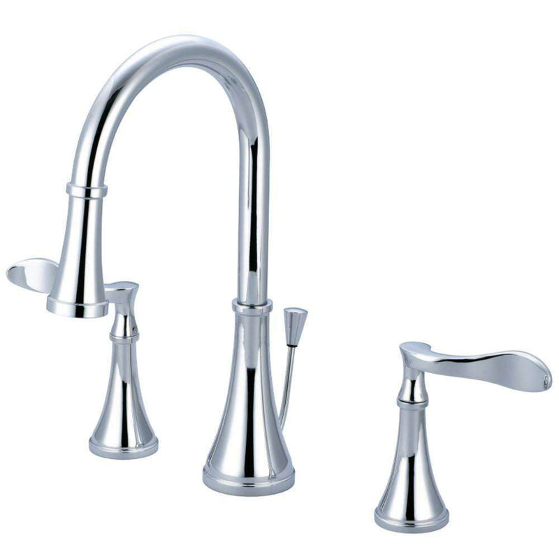 Kingston Brass KS2991CFL 8 in. Widespread Bath Faucet