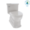 TOTO Eco Soir e One Piece Elongated 1.28 GPF Universal Height Skirted Toilet with CeFiONtect, Sedona Beige MS964214CEFG#12