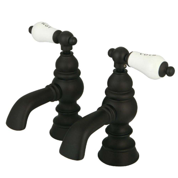 Kingston Brass CC1104T5 Basin Faucet Set, Oil Rubbed Bronze