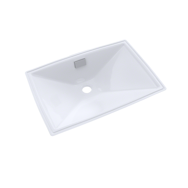 TOTO Lloyd Rectangular Undermount Bathroom Sink, Cotton White LT931#01