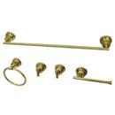 Kingston Brass BAH82134478PB 5P Bath Accs Set Brass