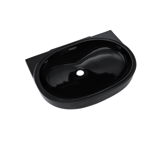 TOTO 19-11/16" x 13-3/4" Oval Undermount Bathroom Sink, Ebony LT546#51