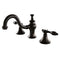 Kingston KC7165TAL 8 in. Widespread Bath Faucet Bronze