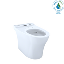 TOTO Aquia IV Elongated Universal Height Skirted Toilet Bowl with CEFIONTECT, Cotton White CT446CUG