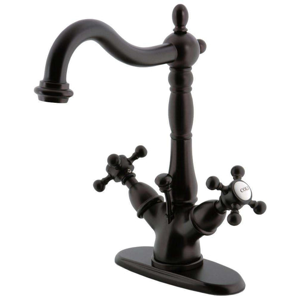 Kingston Brass KS1435BX 4 in. Centerset Bath Faucet Bronze