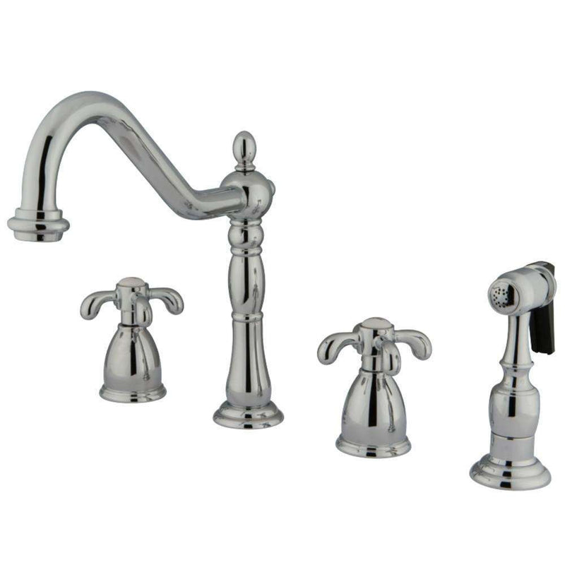 Kingston Brass KB1791TXBS Widespread Kitchen Faucet