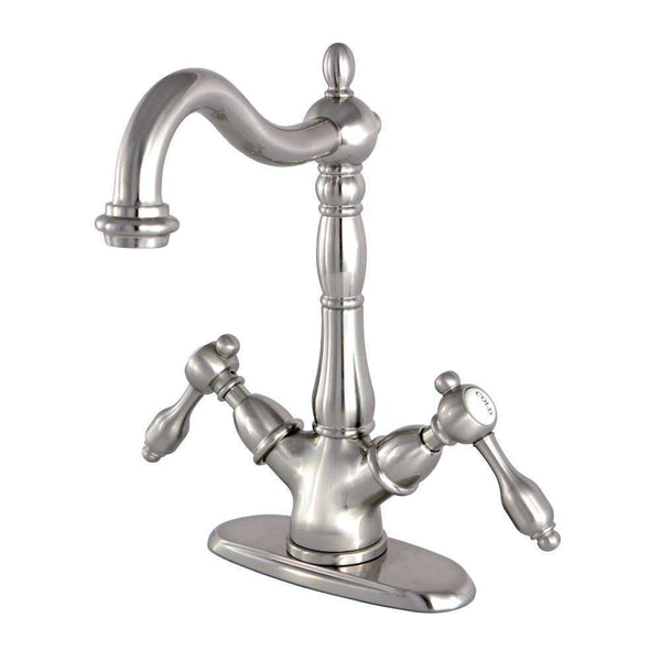 Kingston Brass KS1498TAL Vessel Sink Faucet, Brushed Nickel