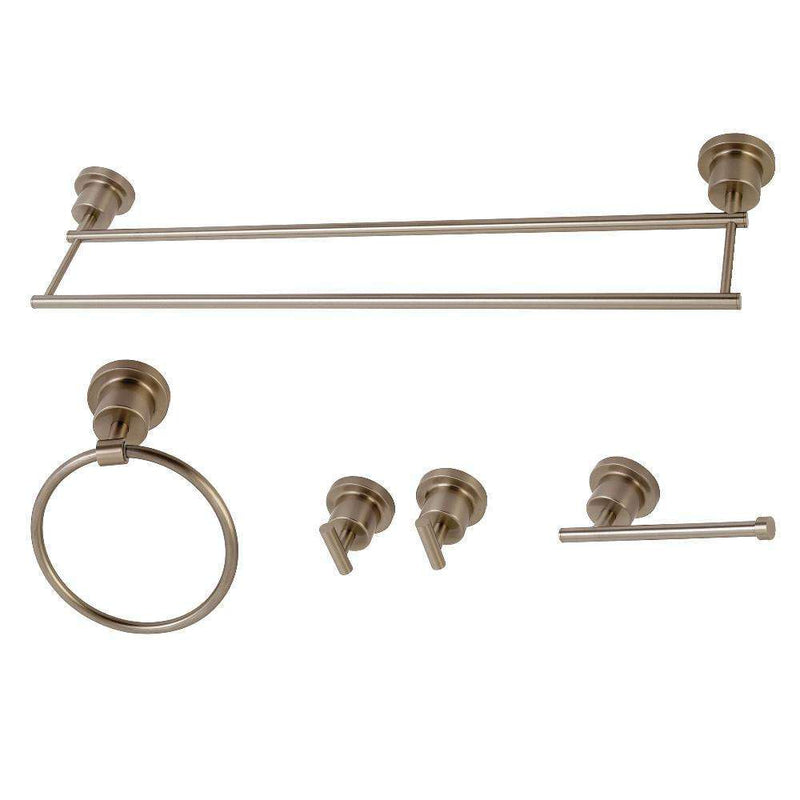 Kingston Brass BAH8213478SN 5-Piece Bathroom Accs Sets