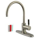 Kingston Brass GS8718DKLLS Single-Handle Kitchen Faucet